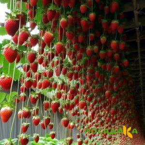 Клубника ампельная Анастасия купить по цене от 370р. в интернет-магазине «Посадика» с доставкой почтой в в Новоуральске и по всей России – [изображение №1].